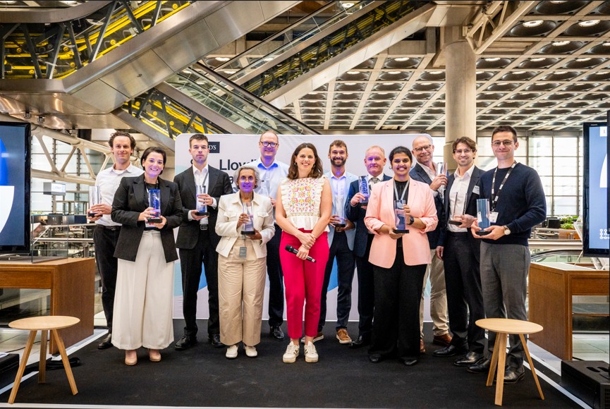 Participants and award recipients at the Lloyd’s Lab innovation event in Dublin.
