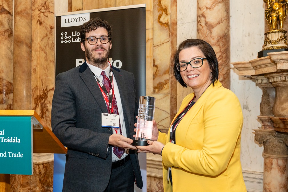 ITUS Secure Technologies receives the inaugural Ireland Recognition Award at Iveagh House, Dublin.